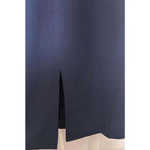 Dress The Population Off the Shoulder Elegant Midi Navy Dress Women's Small - Picture 9 of 9
